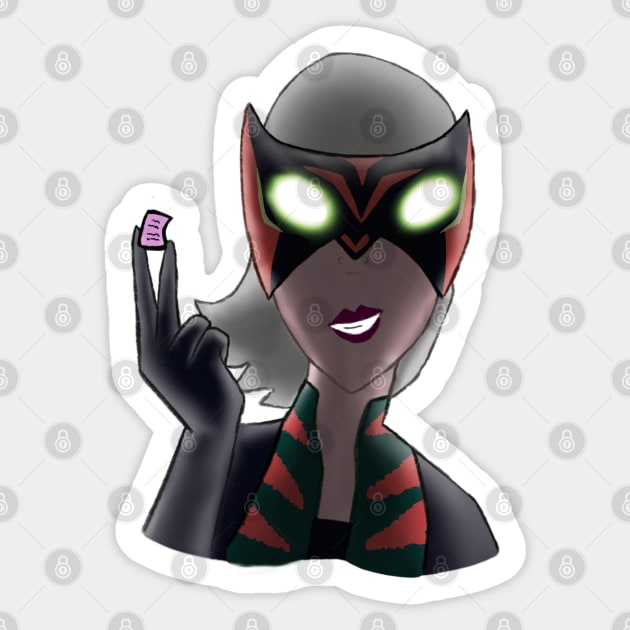 Tigress from Carmen Sandiego Sticker by SharonTheFirst